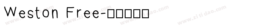 Weston Free字体转换